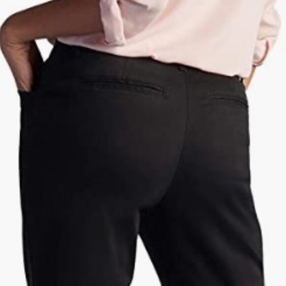 Lee Women's Relaxed Fit All Day Straight Leg Pant, Black, Size 4 - Picture 3 of 8